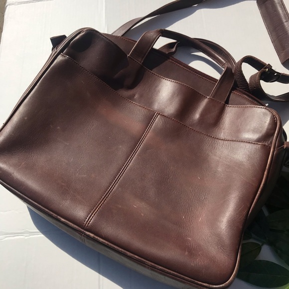 Eddie Bauer Bags Eddie Bauer Vintage Retro Leather Briefcase Strap